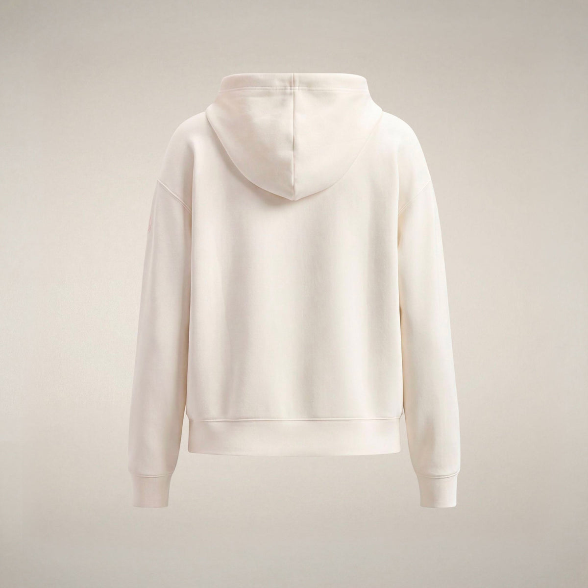 Women's Zip-Up Hoodie Kiku in Cloud White