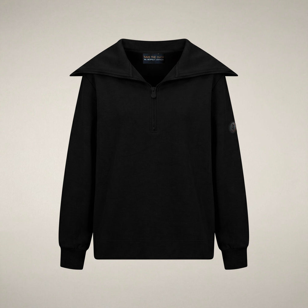 Women's Half-Zip Top Hinata in Black