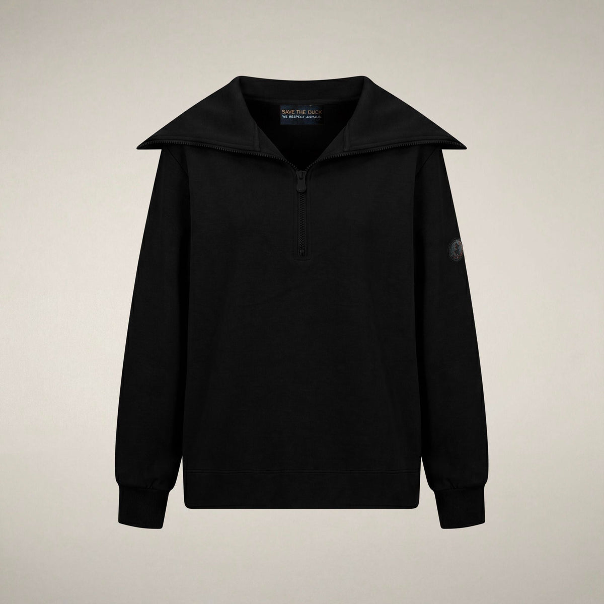 Women's Half-Zip Top Hinata in Black