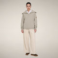 Women's Half-Zip Top Hinata in Rainy Beige