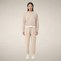 Women's Pants Hiroko in Rainy Beige