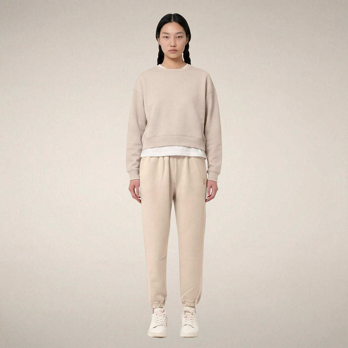 Women's Pants Hiroko in Rainy Beige