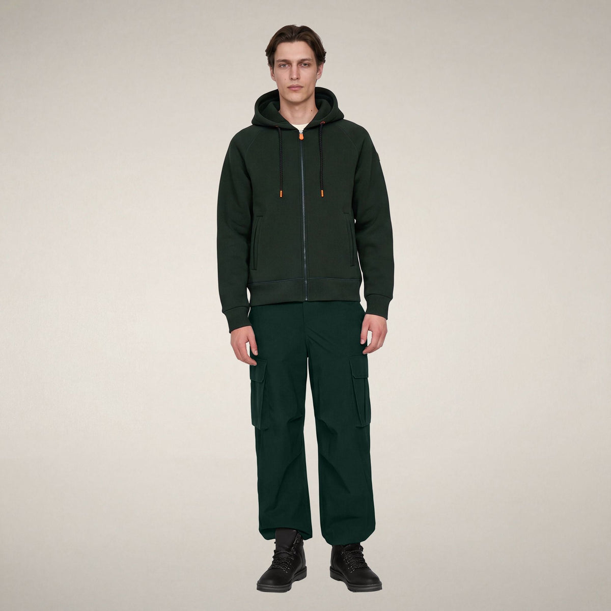 Unisex Scuba Hoodie Syd in Nori Green