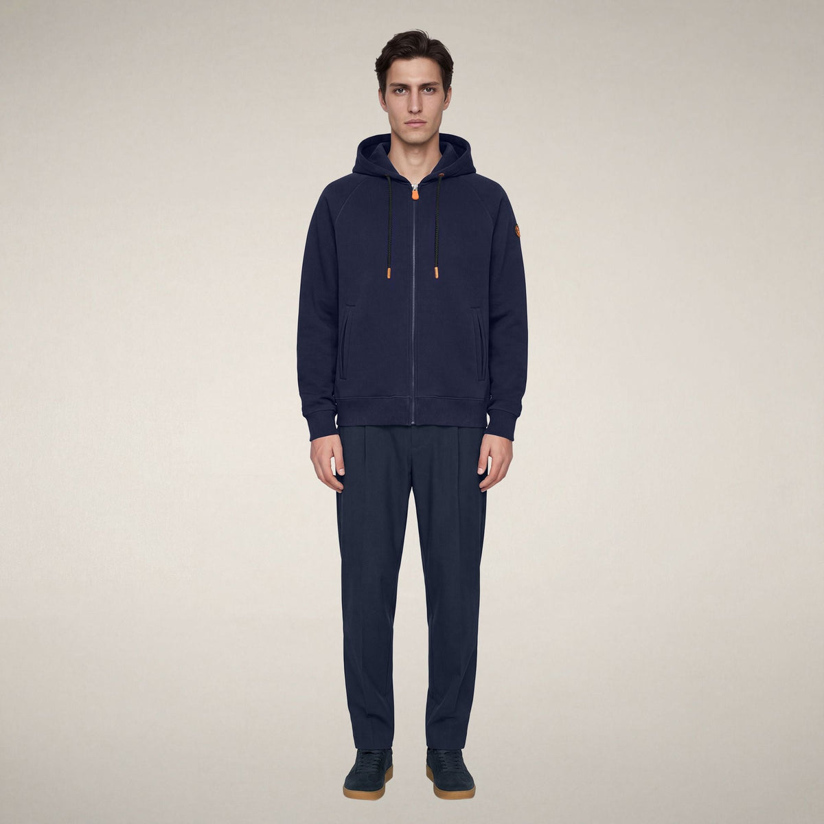Unisex Scuba Hoodie Syd in Navy Blue