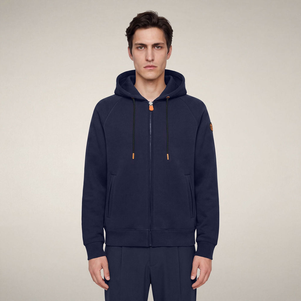 Unisex Scuba Hoodie Syd in Navy Blue