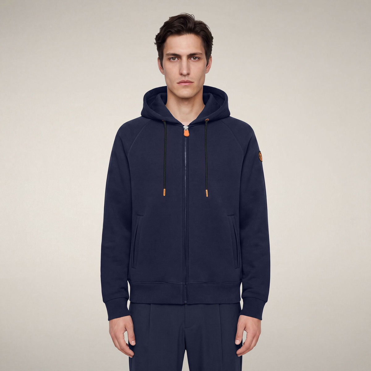 Unisex Scuba Hoodie Syd in Navy Blue