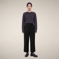 Women's Chino Trousers Gita in Black