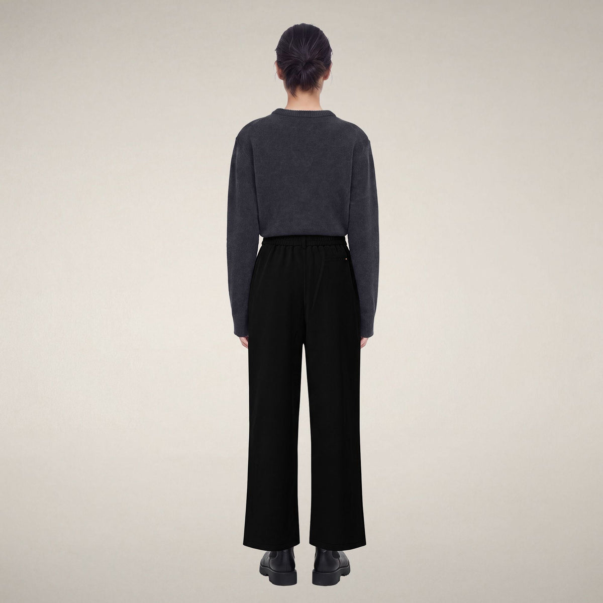 Women's Chino Trousers Gita in Black
