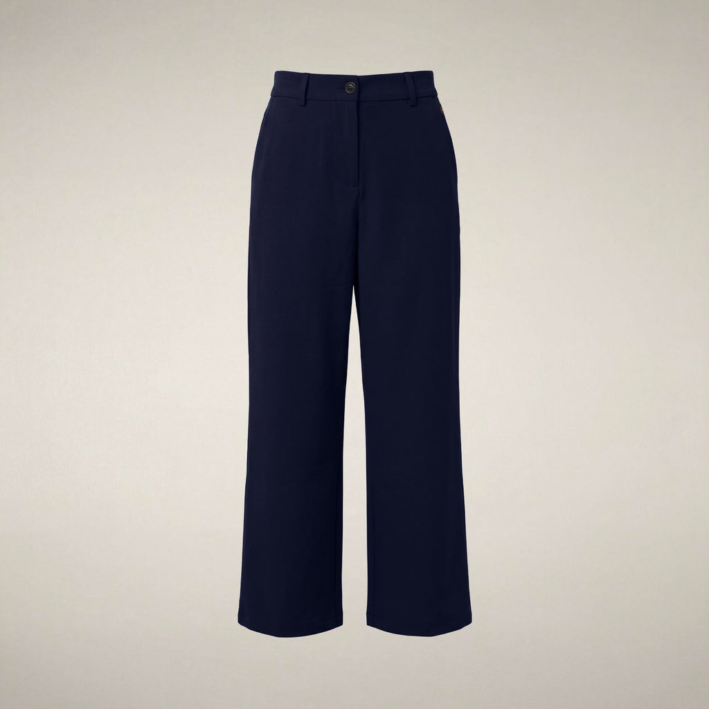 Women's Chino Trousers Gita in Navy Blue