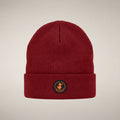 Unisex Beanie Lou in Dark Red