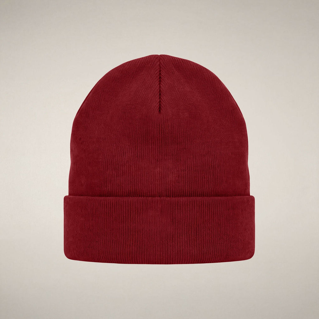Unisex Beanie Lou in Dark Red