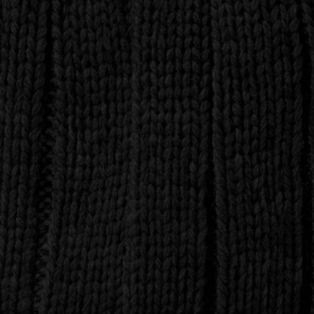 Unisex ribbed beanie jo in black