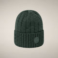 Unisex Ribbed Beanie Jo in Nori Green