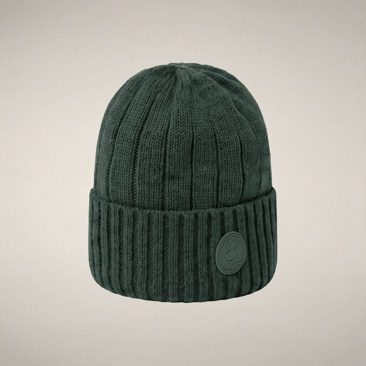 Unisex Ribbed Beanie Jo in Nori Green