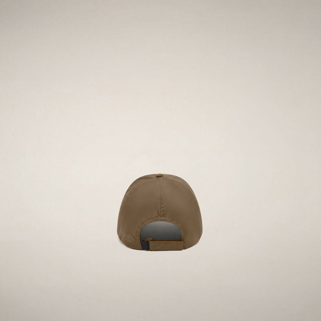 Unisex cap Cleber in Khaki Brown