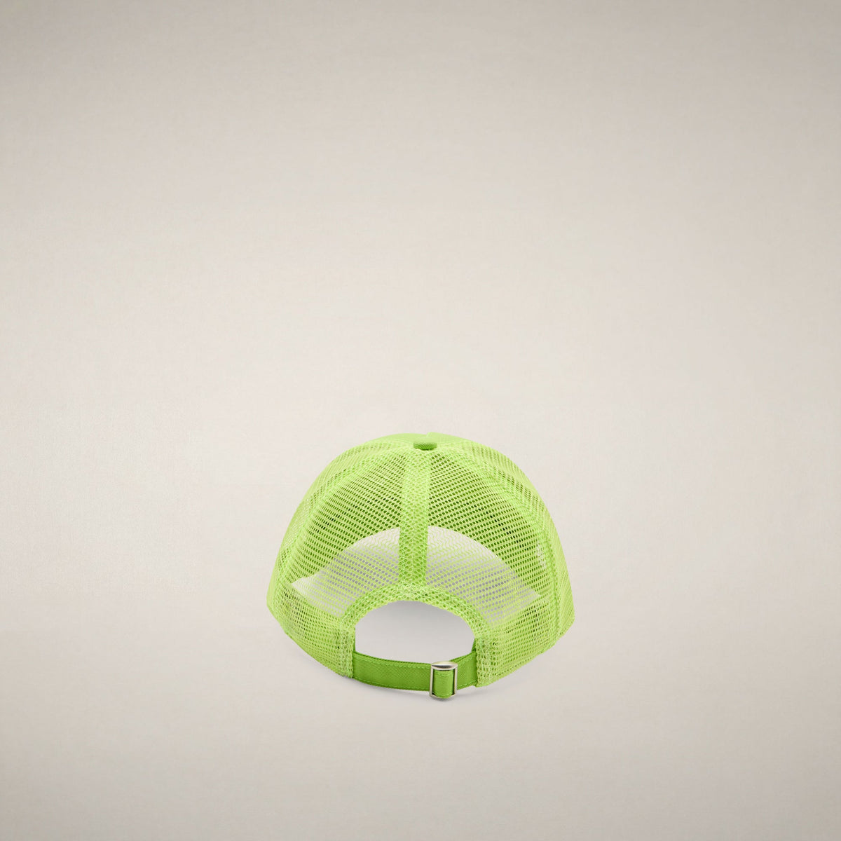 Unisex cap Noa in Citron Green with Milano print