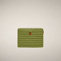 Unisex Quilted Laptop Holder Vesta in Citron Green