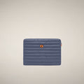Unisex Quilted Laptop Holder Vesta in Cornflower Blue