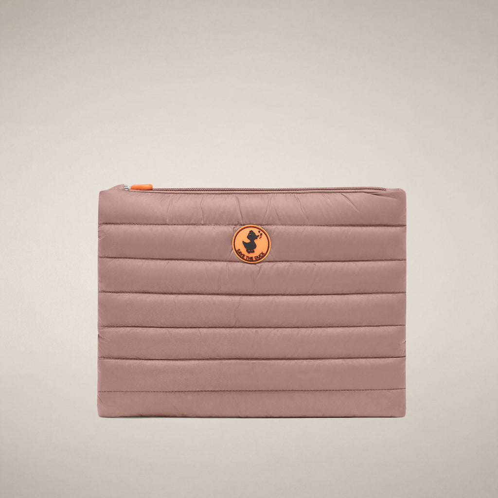 Unisex Quilted Pouch Big Shaula in Blush Pink