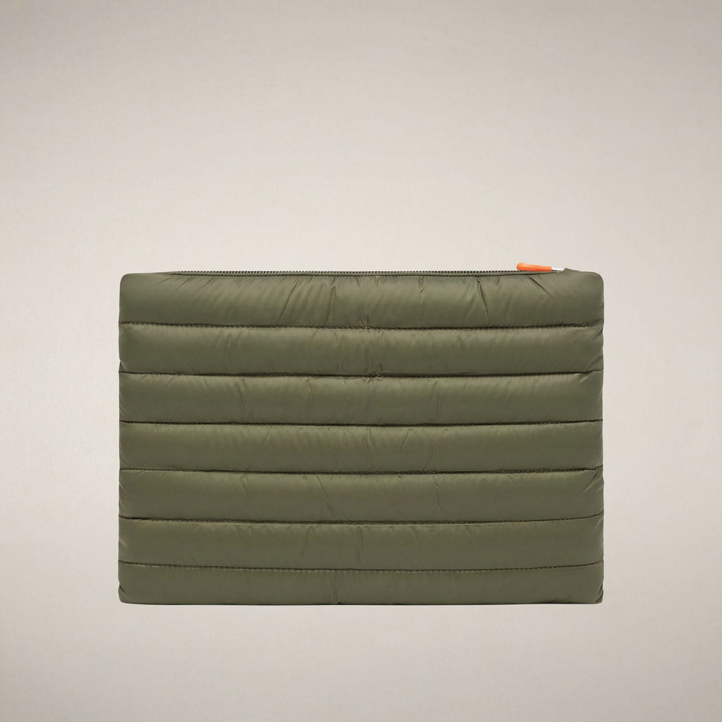 Unisex Quilted Pouch Shaula in Dusty Olive