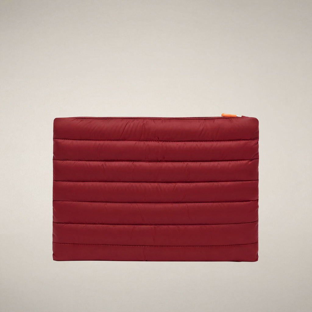 Unisex Quilted Pouch Shaula in Dark Red