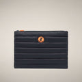 Unisex Quilted Pouch Shaula in Blue Black