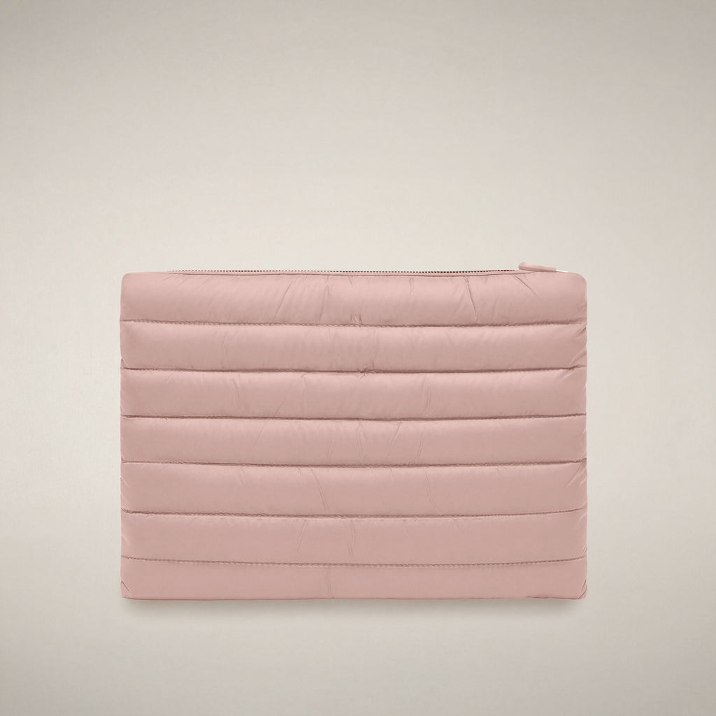 Unisex Quilted Pouch Big Thalassa in Baby Pink