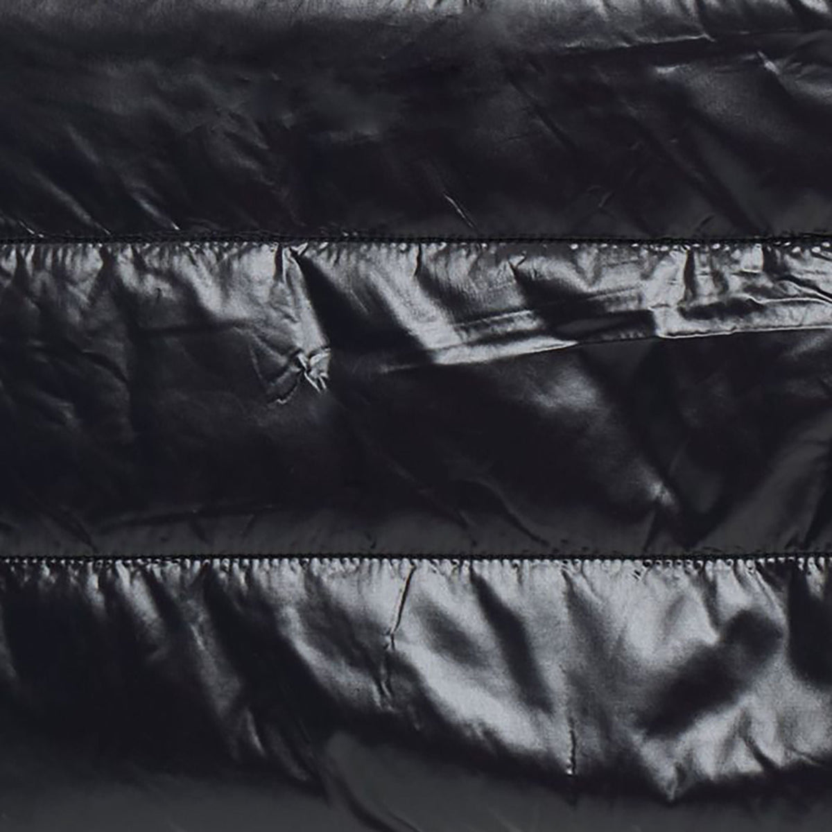Unisex quilted pouch Cocos in black