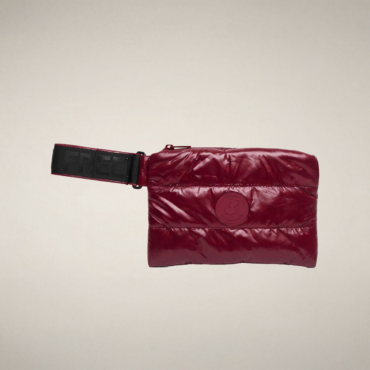 Unisex Quilted Pouch Cocos in Dark Red