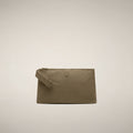 Unisex pouch Remy in Khaki Brown