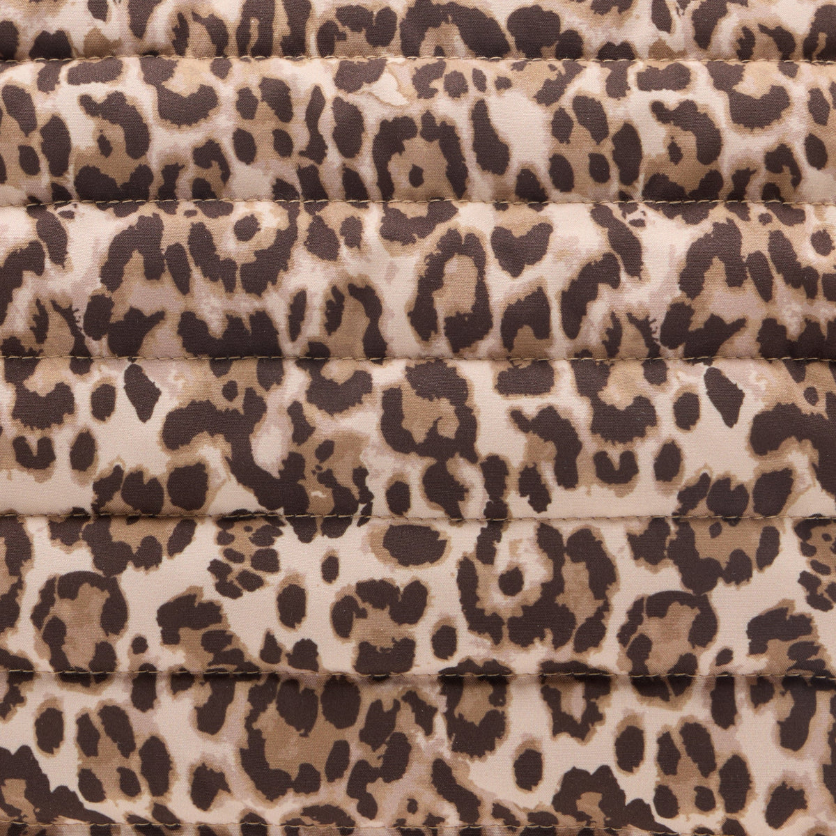 Unisex Quilted Pouch Clio with leopard print