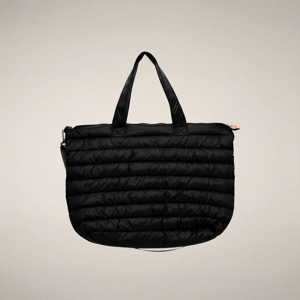 Unisex Padded Shopper Bag Angus in Black