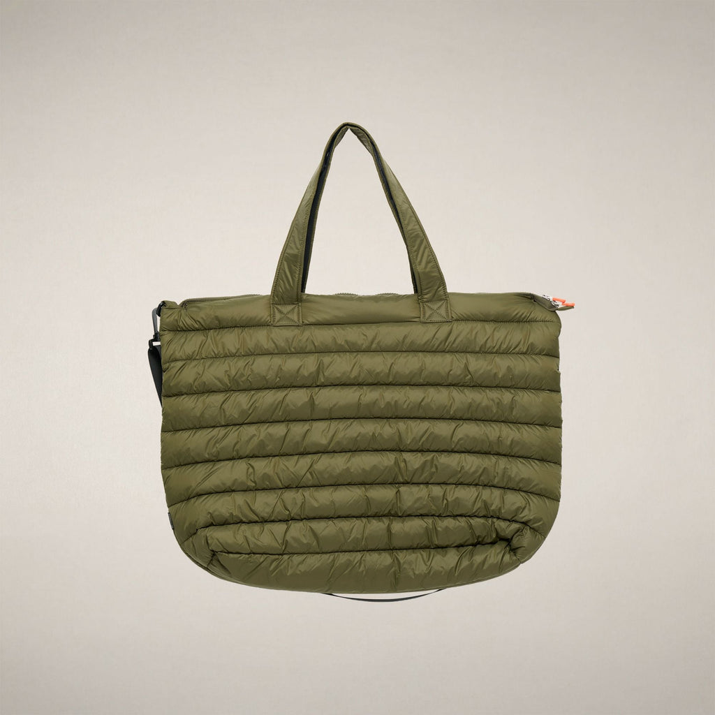 Unisex Padded Shopper Bag Angus in Dusty Olive