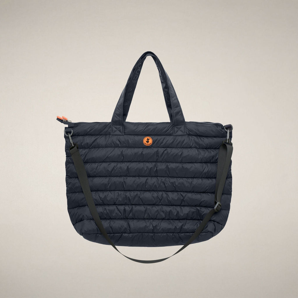 Unisex Padded Shopper Bag Angus in Blue Black