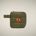 Unisex Puffer Wallet Bo in Dusty Olive