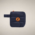 Unisex Puffer Wallet Bo in Blue Black