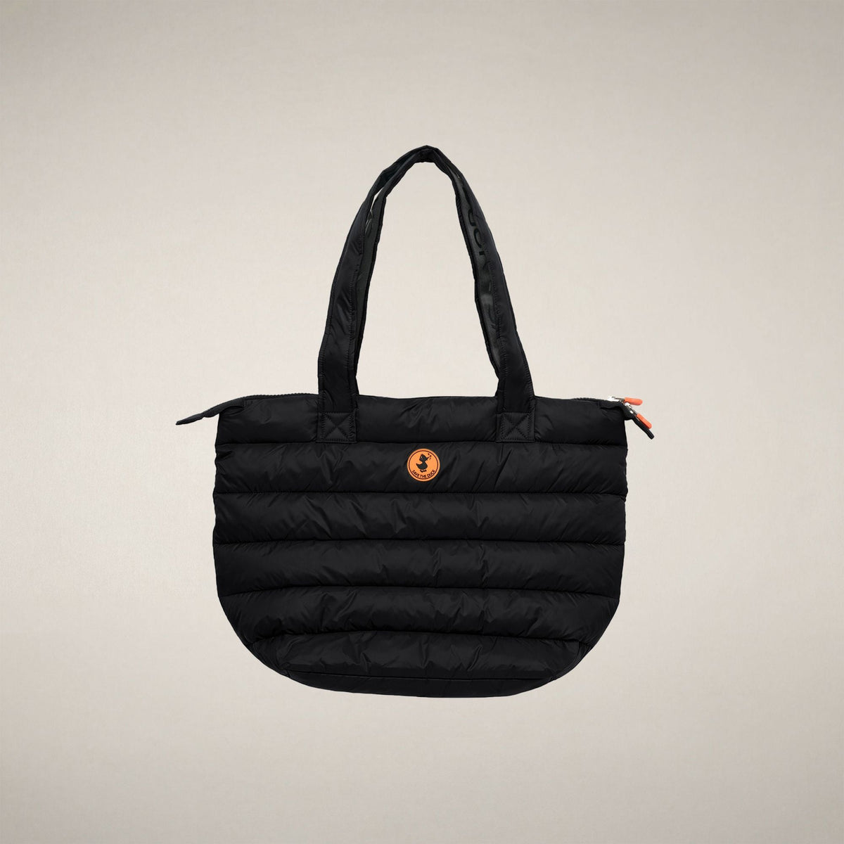 Unisex Padded Shopper Bag Caron in Black