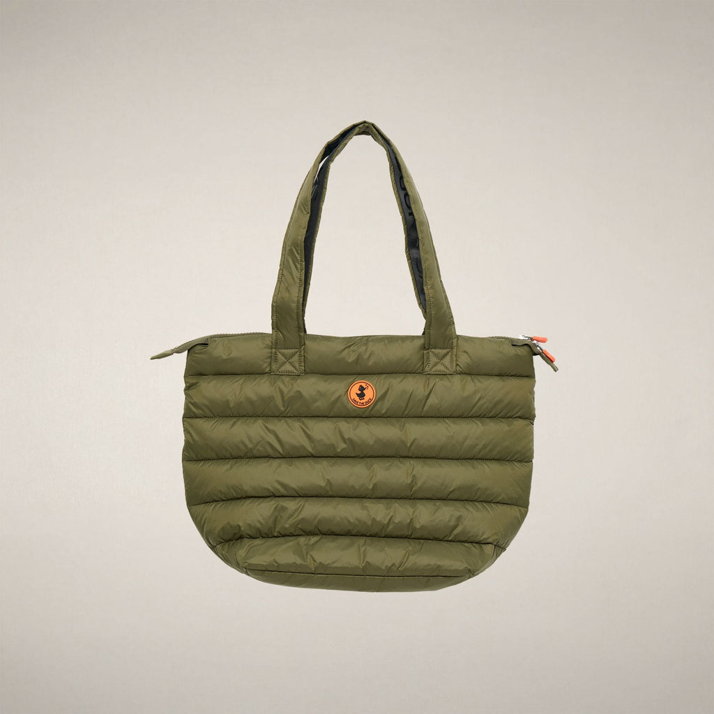 Unisex Padded Shopper Bag Caron in Dusty Olive