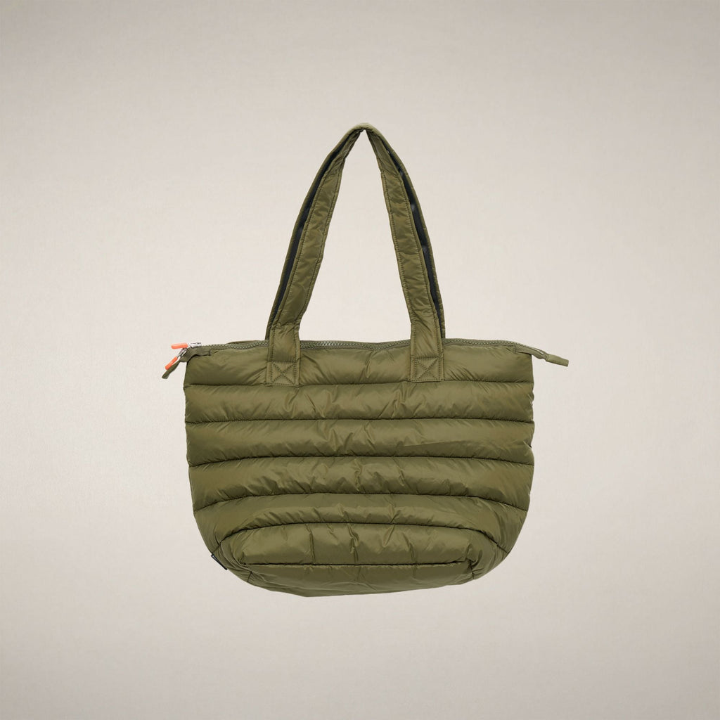 Unisex Padded Shopper Bag Caron in Dusty Olive