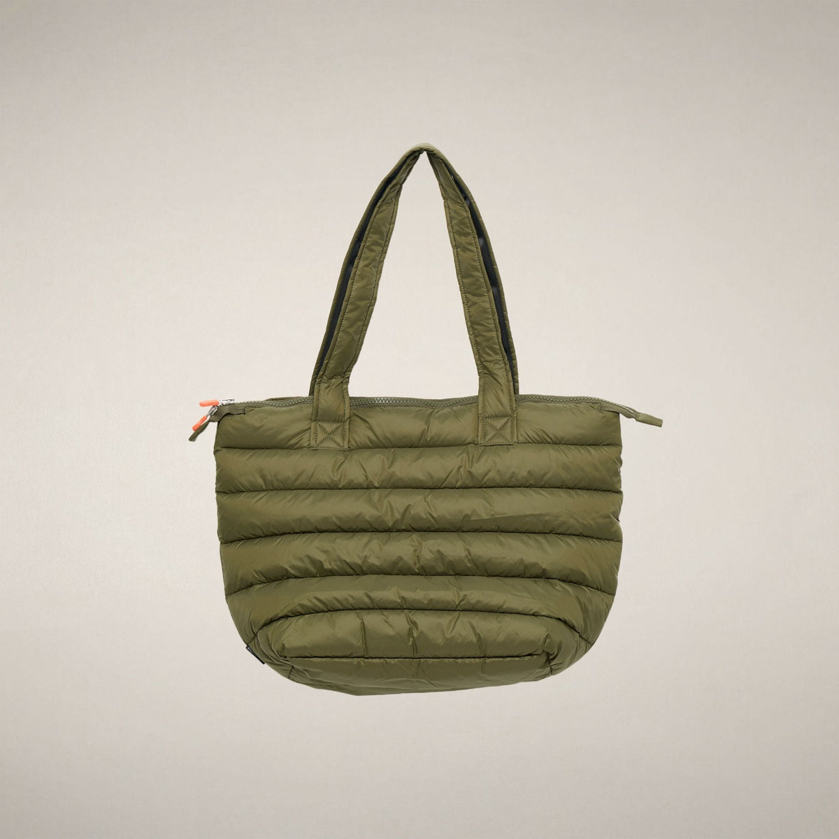 Unisex Padded Shopper Bag Caron in Dusty Olive