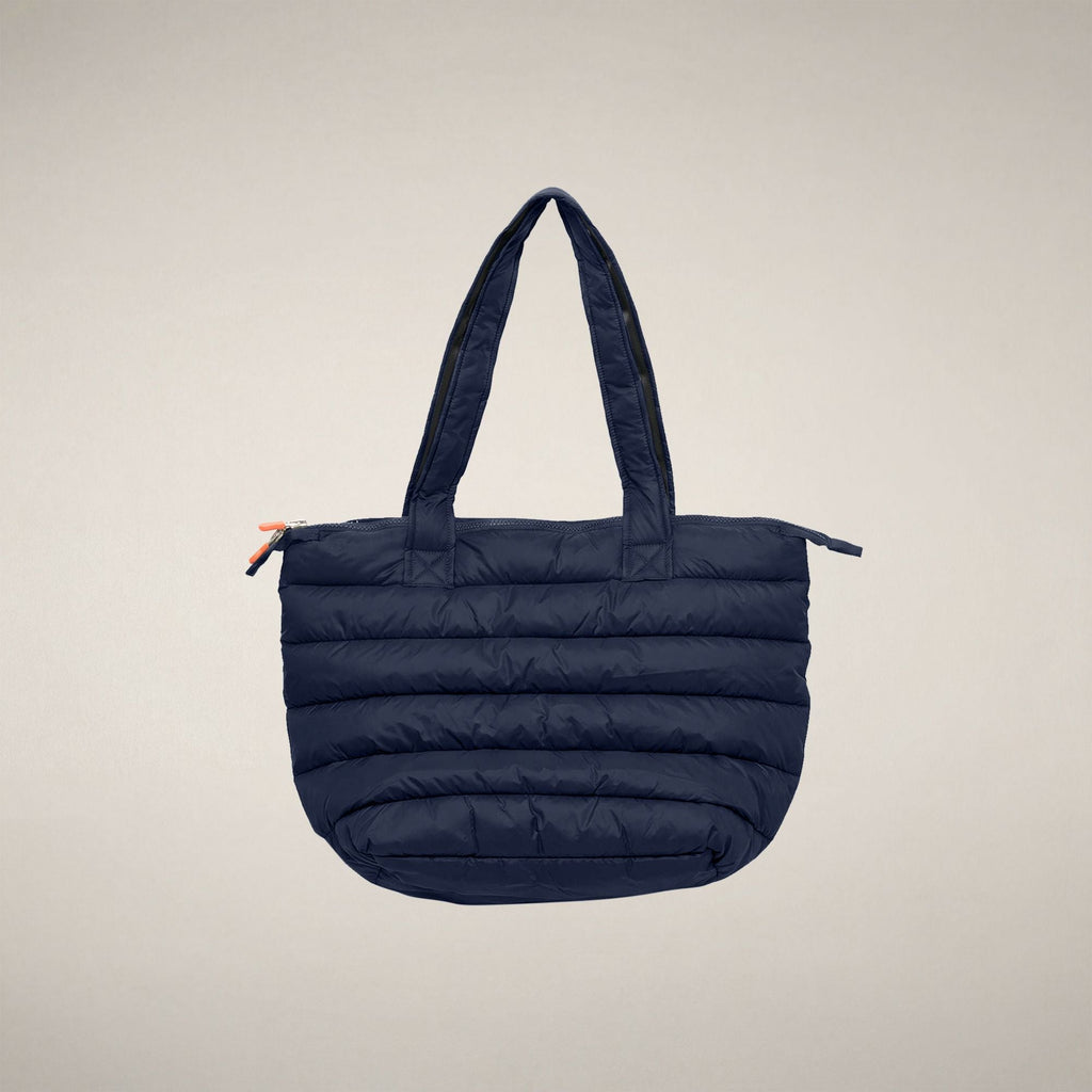 Unisex Padded Shopper Bag Caron in Blue Black