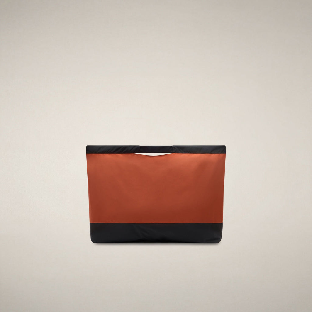 Unisex bag Giah in Siena Red and Black