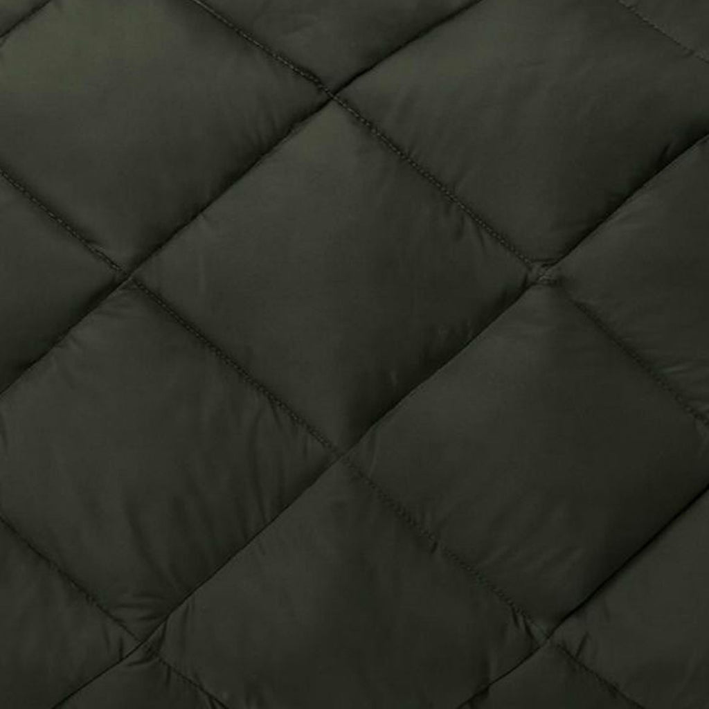 Unisex Quilted Bag Sely in Snake Green