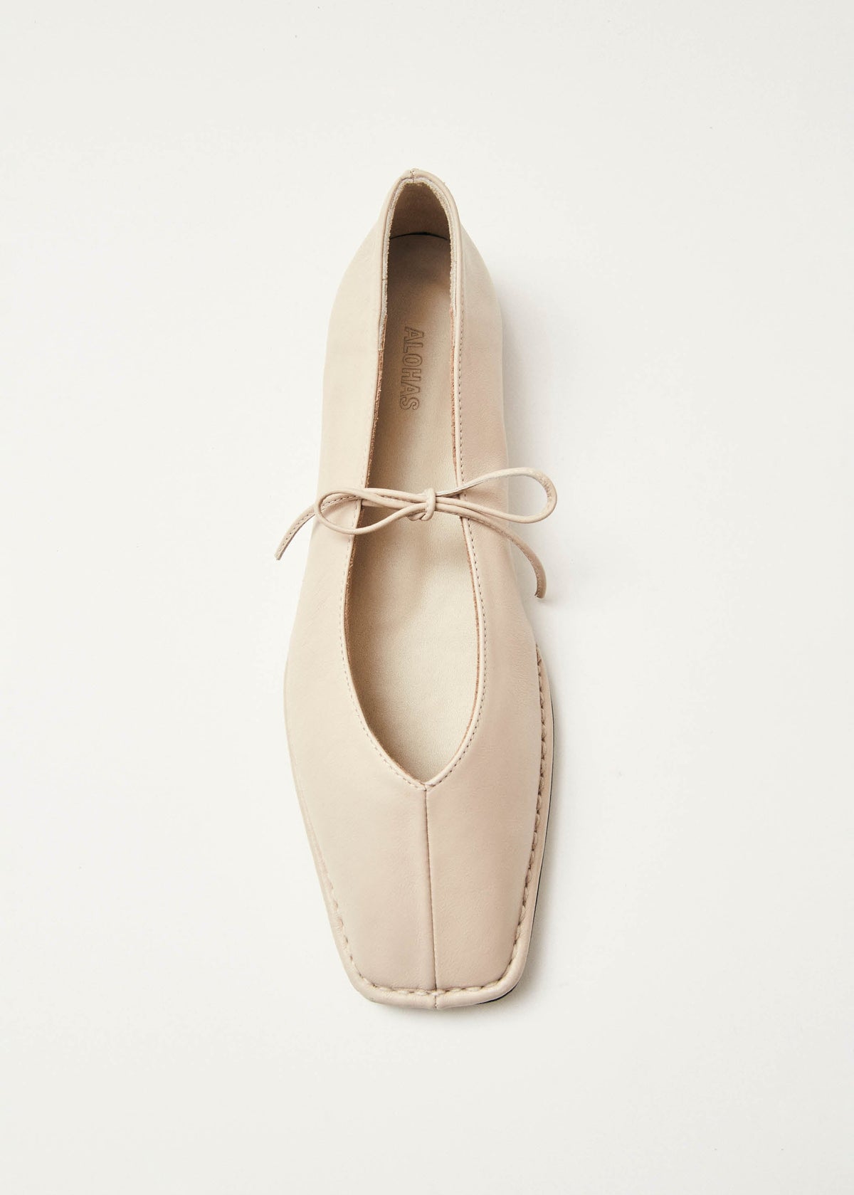 Sway Ballerinas aus cremefarbenem Leder
