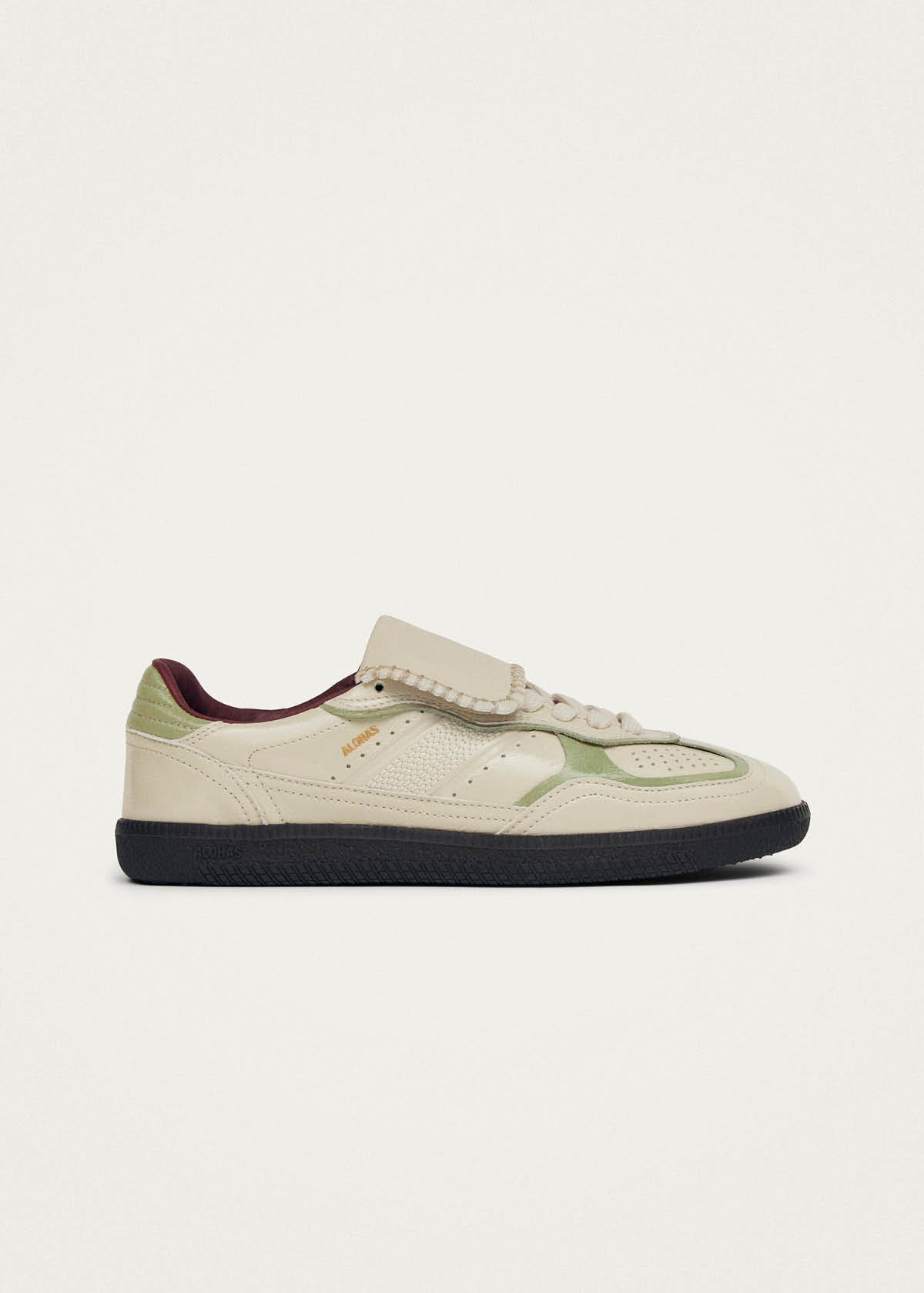 Tb.490 Club Patent-Sneaker aus Leder in Creme