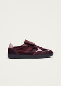 Tb.490 Club Sneakers van zacht bordeauxrood leer
