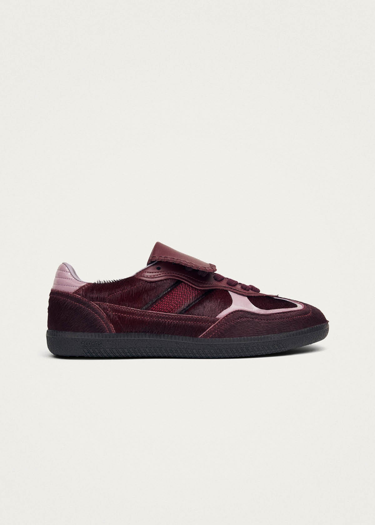 Tb.490 Club Sneakers van zacht bordeauxrood leer