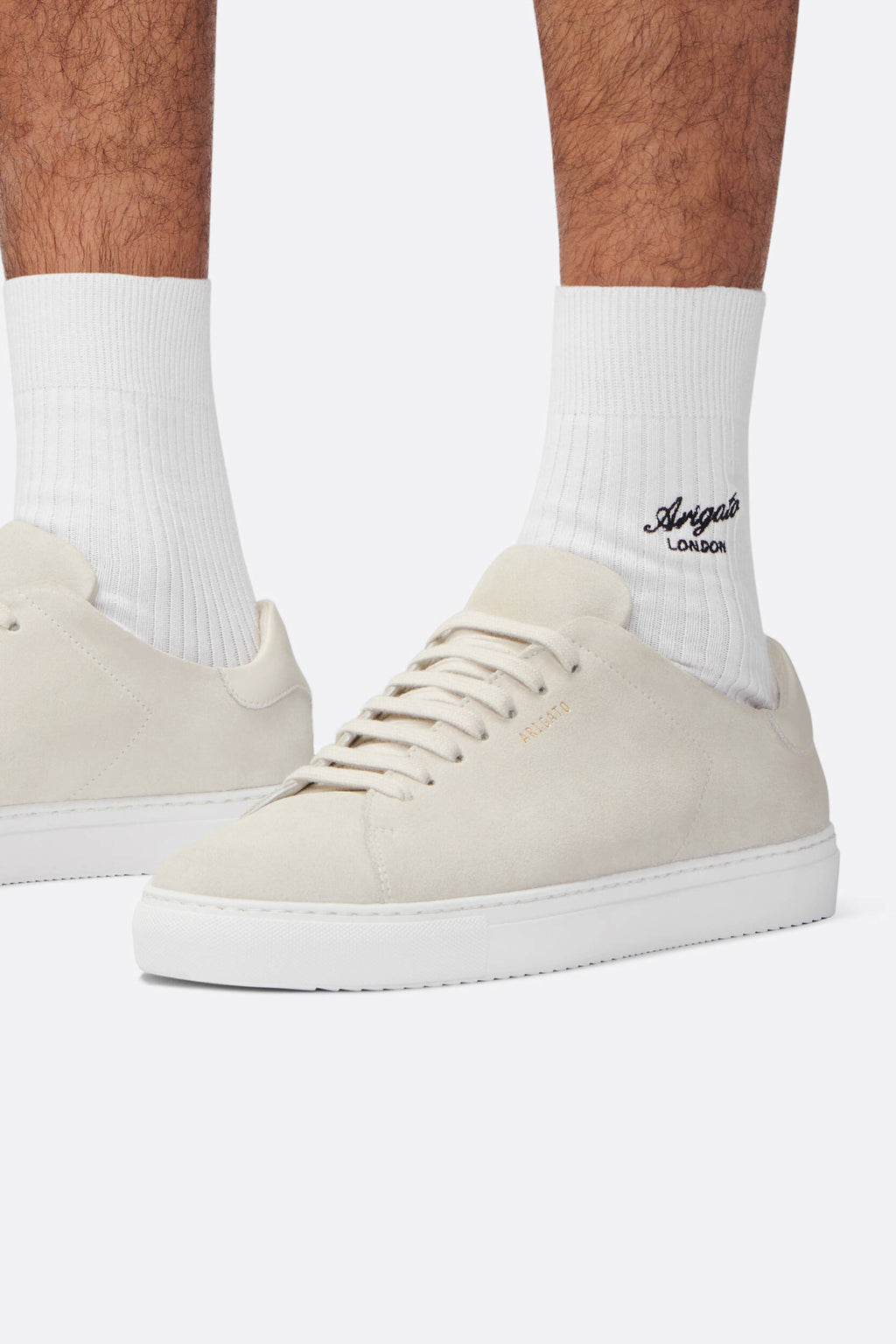 Clean 90 Suede Sneaker - Off White/White - image 6
