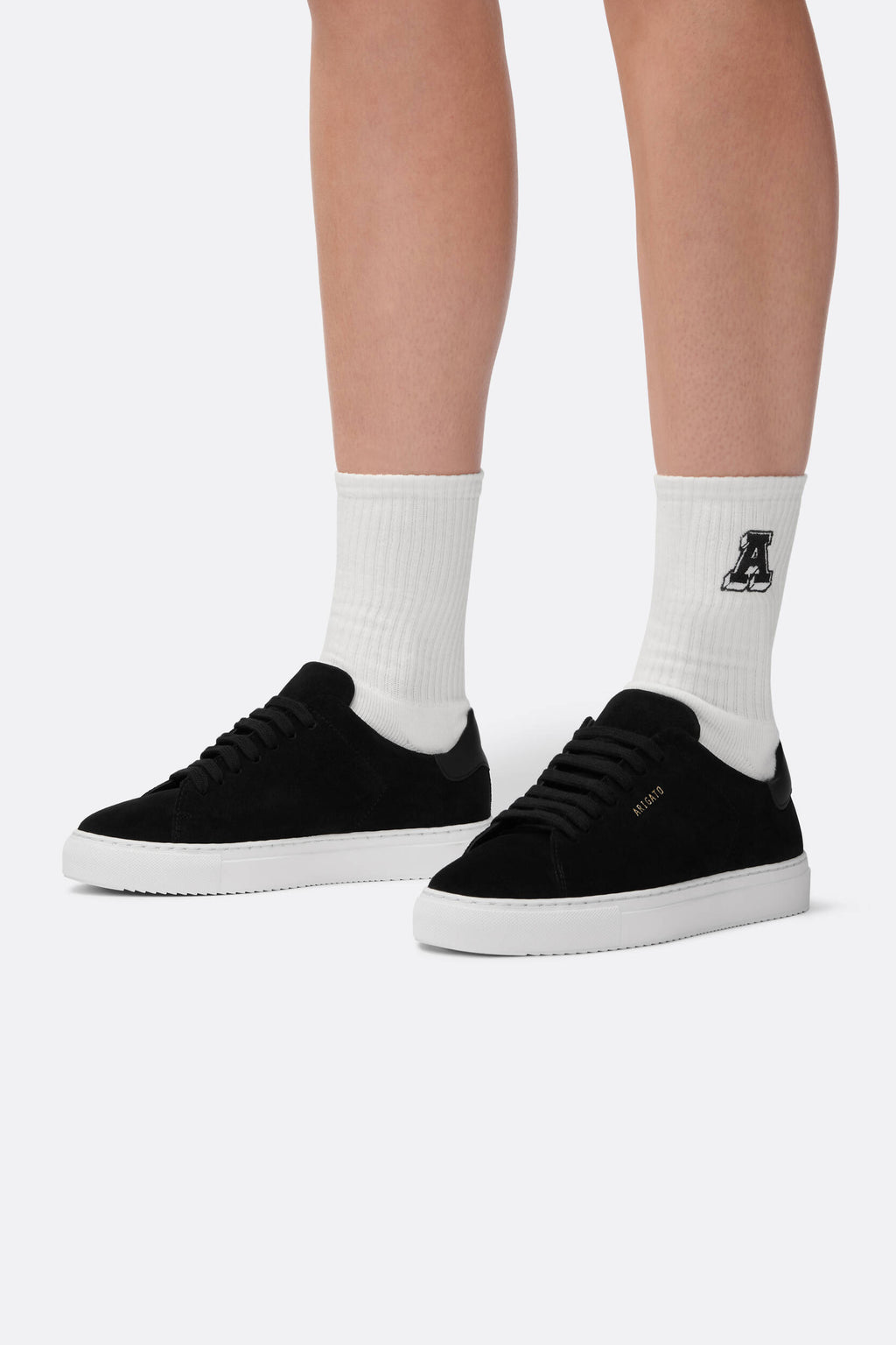 Clean 90 Suede Sneaker - Black/White - image 6