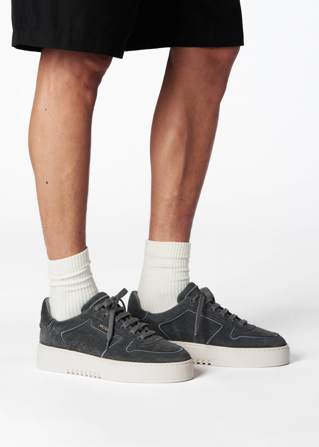 Orbit Embroidery Sneaker - Dark Grey/Off White - image 6